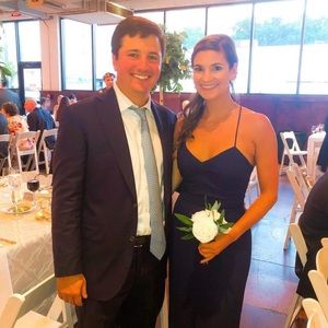 Fame and Partners Navy Bridesmaid Dress